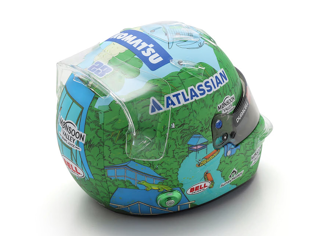 Helmet Williams Racing F1 14° GP Singapore 2025
