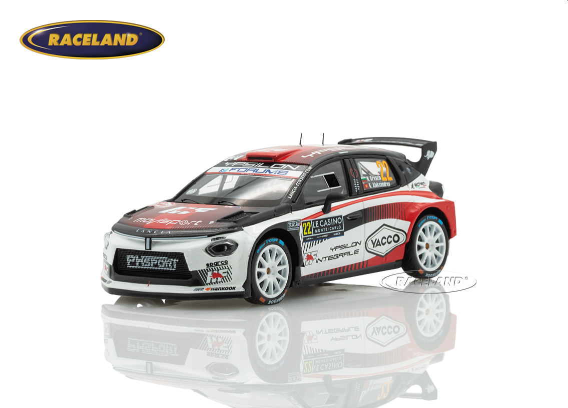 Lancia Ypsilon Rally2 HF Integrale 13° Rallye Monte Carlo 2026