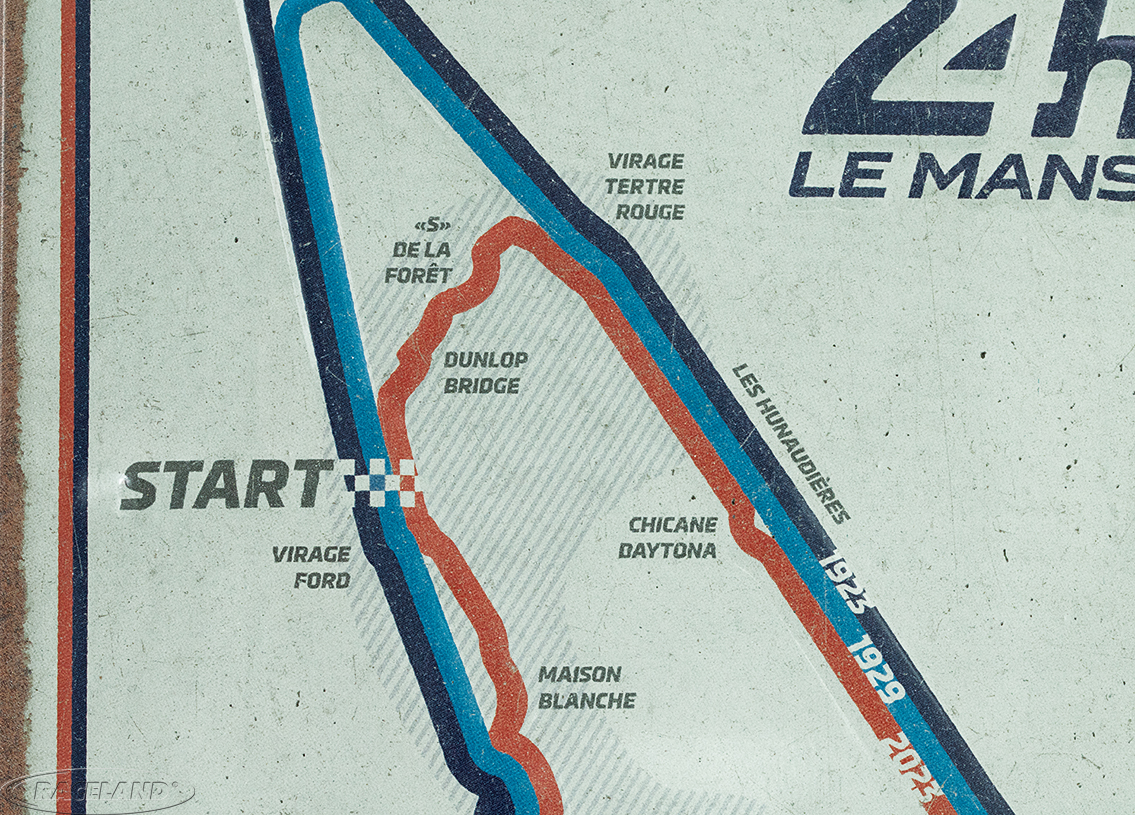 Tin sign 24h Le Mans Circuit 20 x 30cm