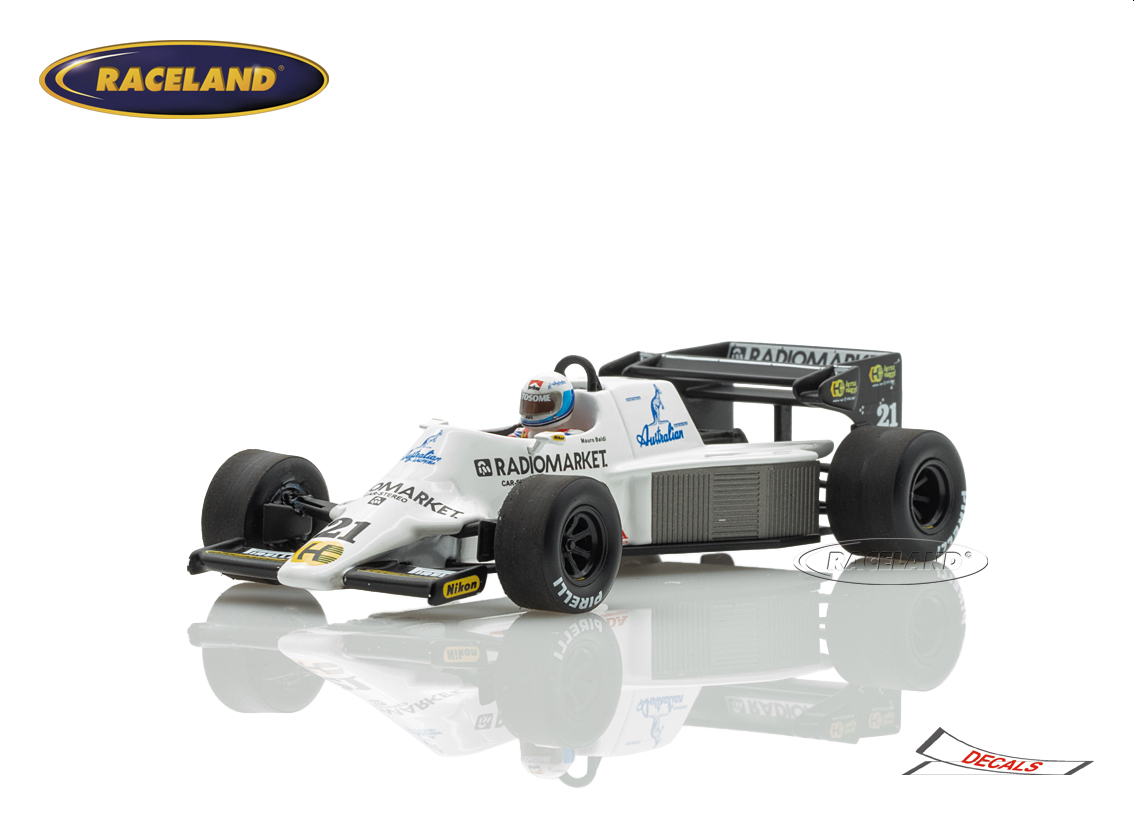 Spirit 101 Hart Turbo F1 Spirit Racing 8° GP San Marino Imola 1984