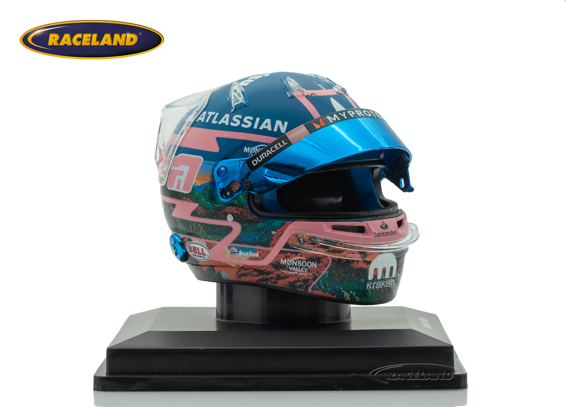Helmet F1 Team Williams Atlassian Racing Japanese GP 2025