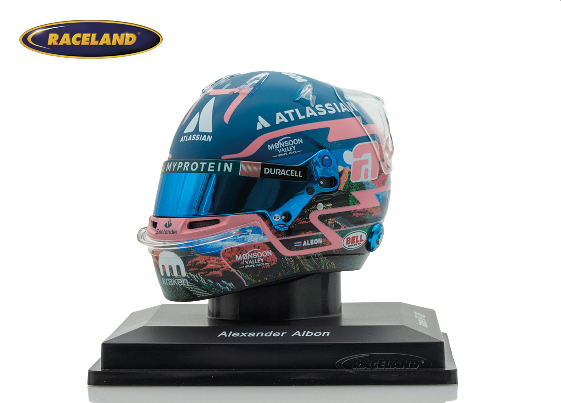 Helmet F1 Team Williams Atlassian Racing Japanese GP 2025