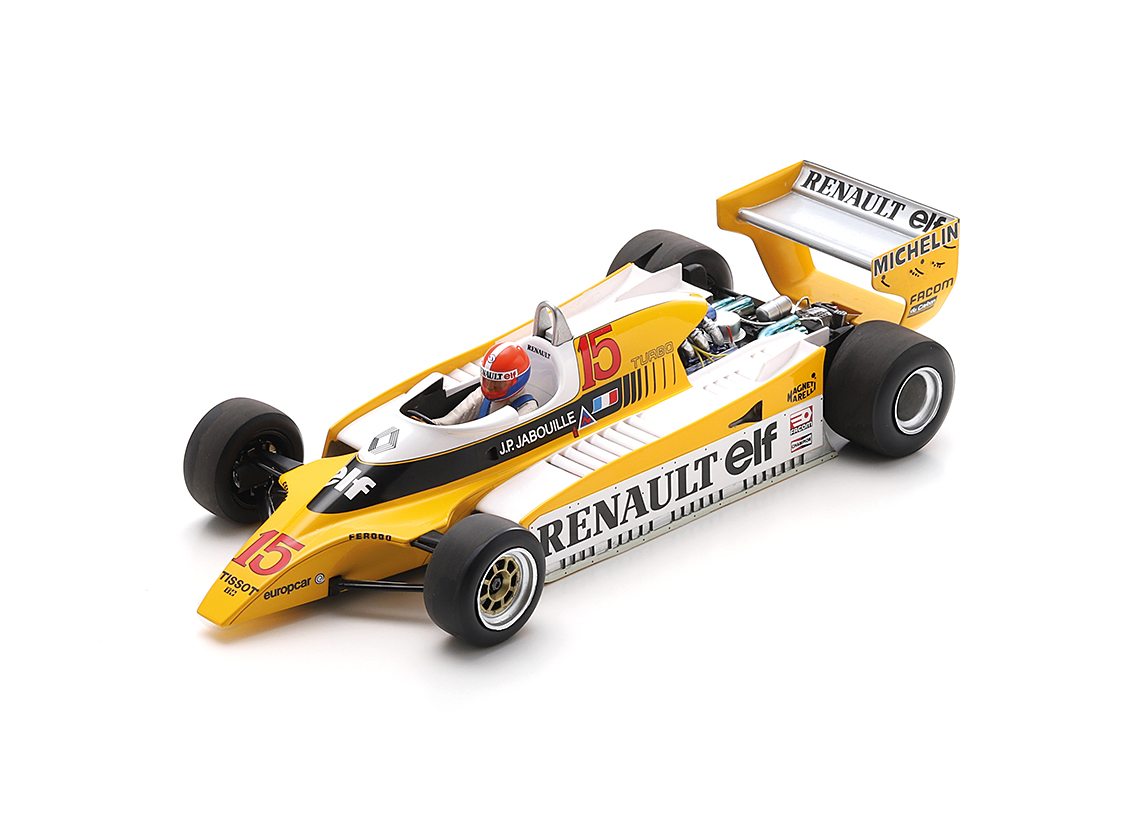 Renault RE20 V6 F1 Equipe Renault elf winner Austrian GP 1980