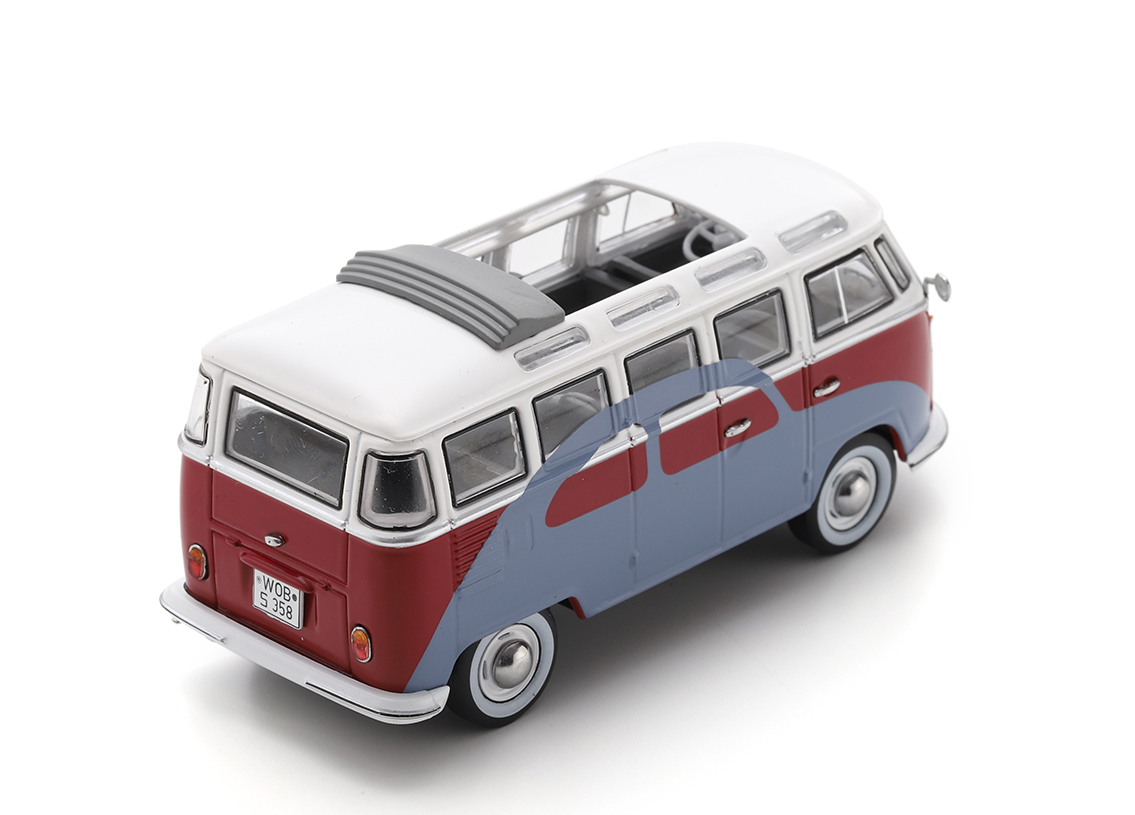 VW T1 Samba VW Beetle design on both sides 1962 - red/white
