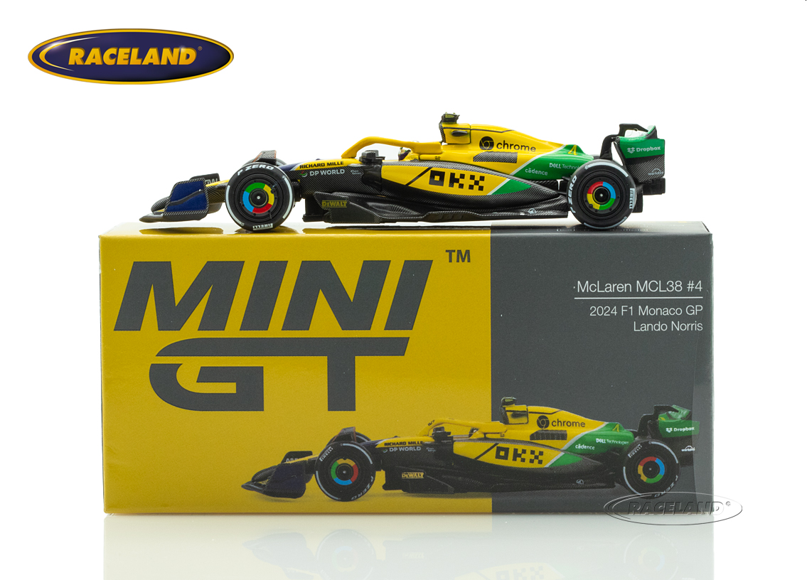 McLaren MCL38 Mercedes F1 Senna Design 4° Monaco GP 2024