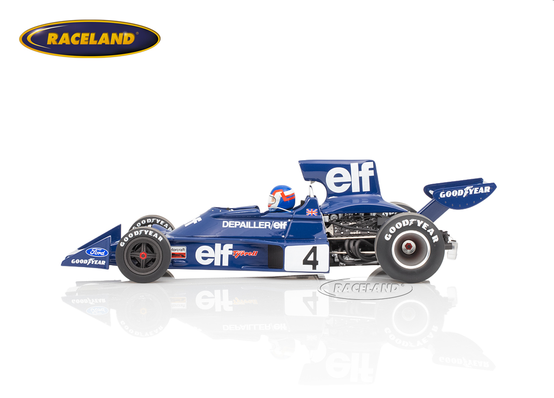 Tyrrell 007 Cosworth V8 F1 Elf Team 2° Swedish GP Anderstorp 1974