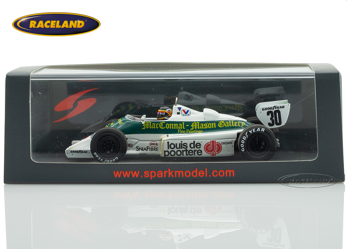 Arrows A6 Cosworth V8 F1 Arrows Racing Team 11° European GP Brands Hatch 1983