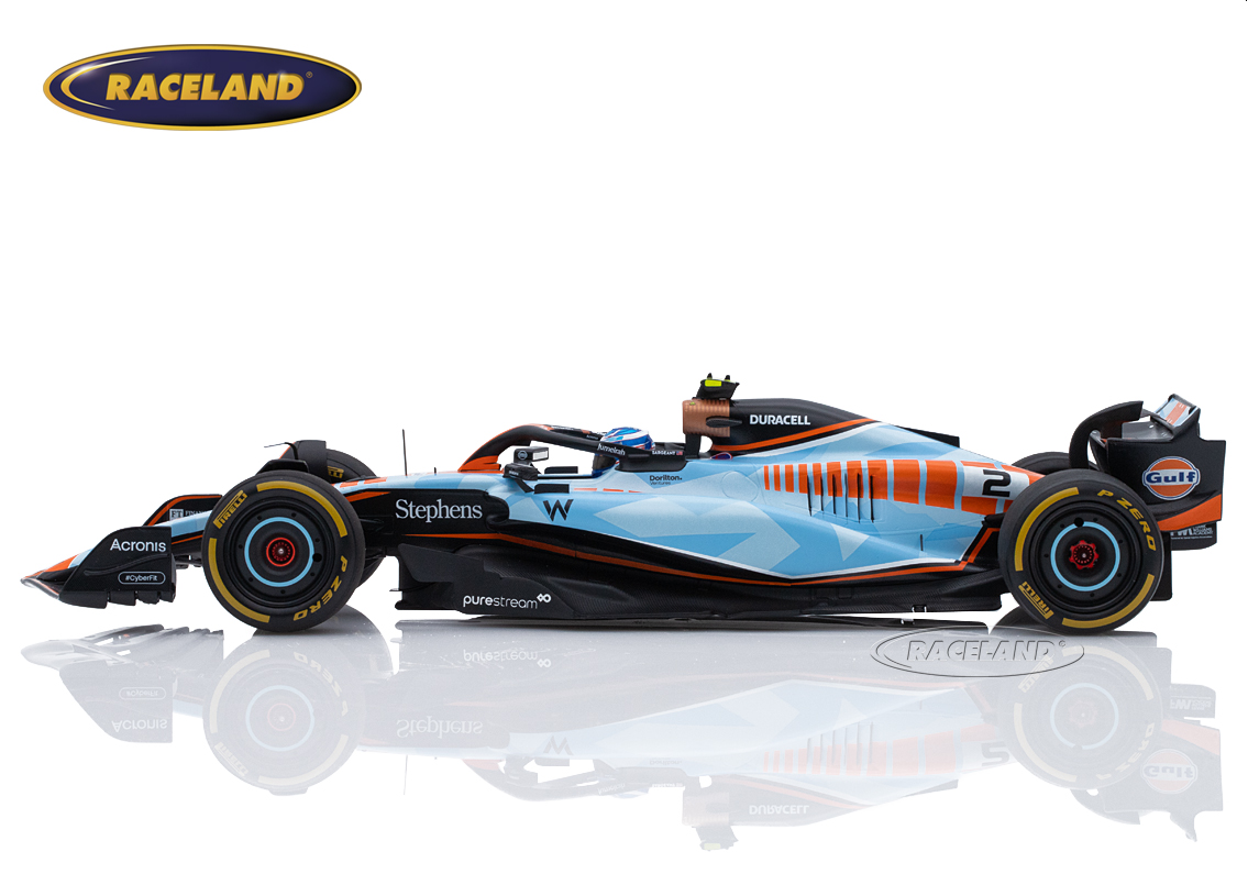 Williams FW45 Mercedes F1 Gulf Design 14° GP Singapore 2023