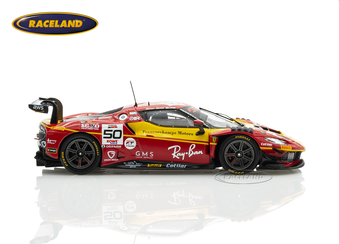 Ferrari 296 GT3 AF Corse Francorchamps Motors 4° Spa 24H 2025