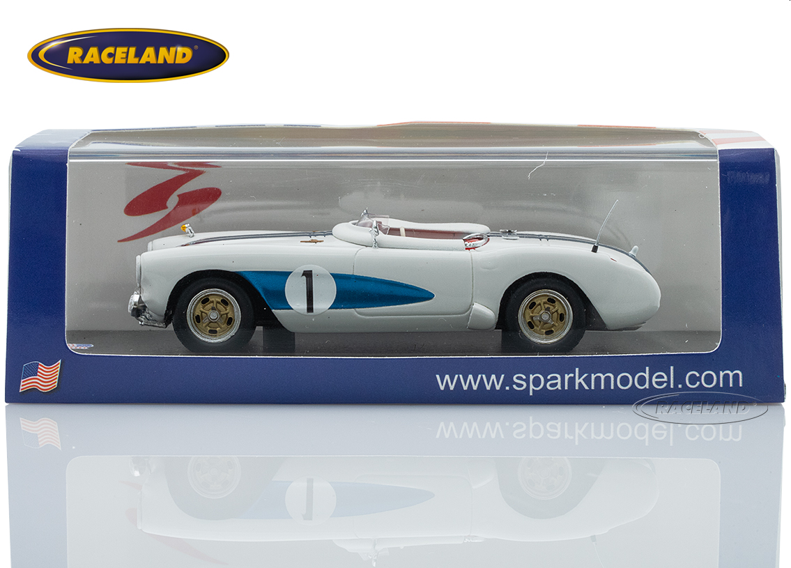 Chevrolet Corvette C1 Special Raceway Ent. 9° 12H Sebring 1956 winner S 8.0