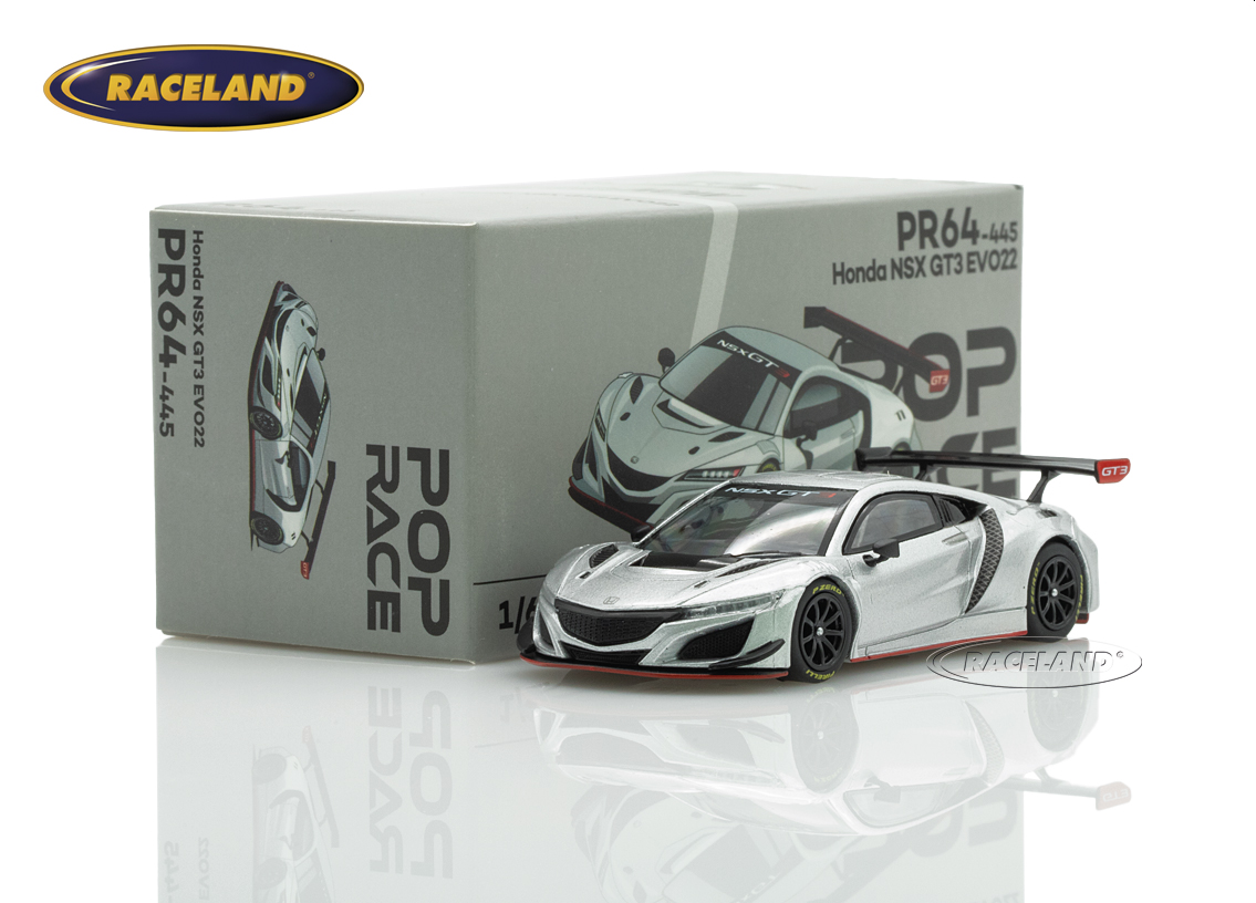 Honda NSX GT3 EVO22 silver