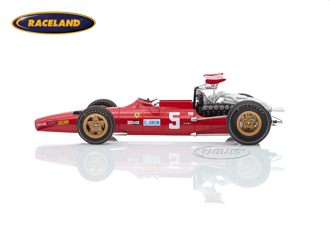 Ferrari 312/68 V12 F1 Scuderia Ferrari 2° British GP Brands Hatch 1968