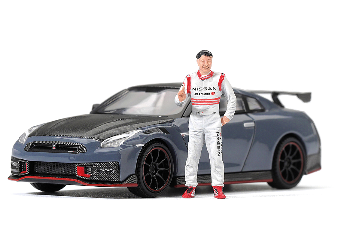Nissan GTR R35 Nismo Tsukuba Production Car lap record 2024 - with figurine