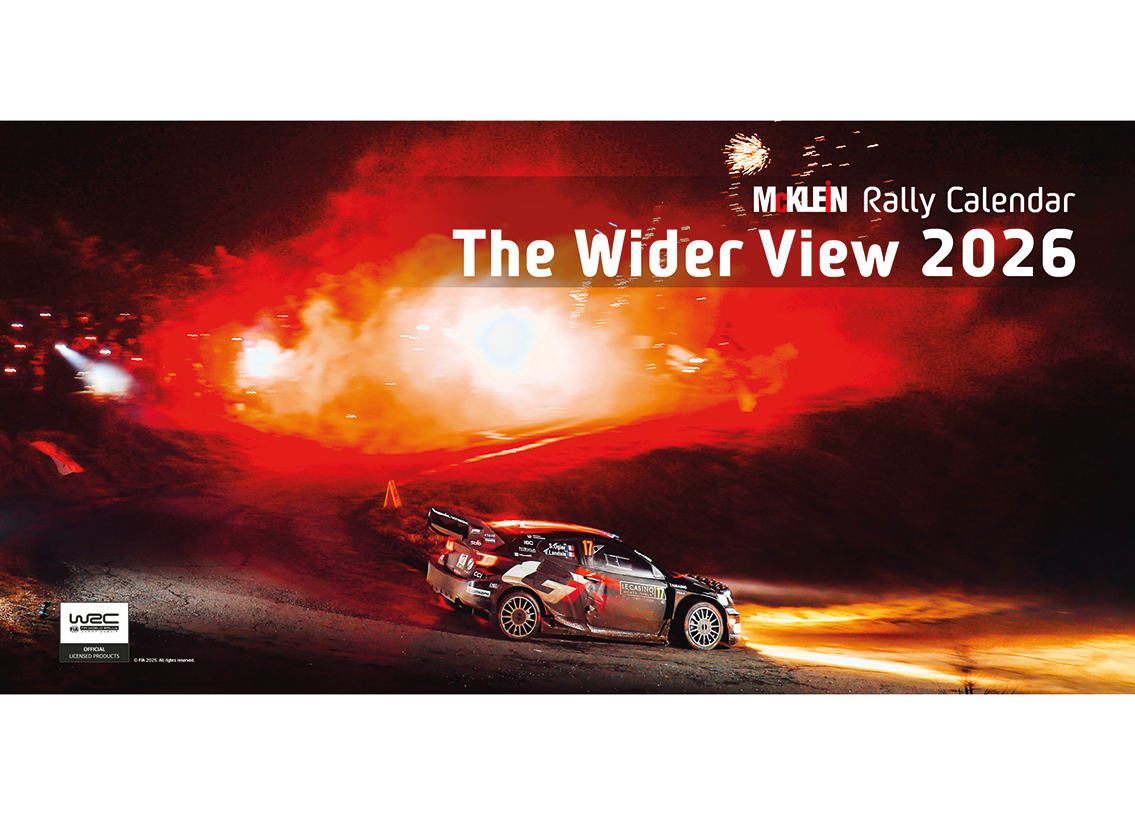 Rally Calendar The Wider View 2026 95 x 48cm