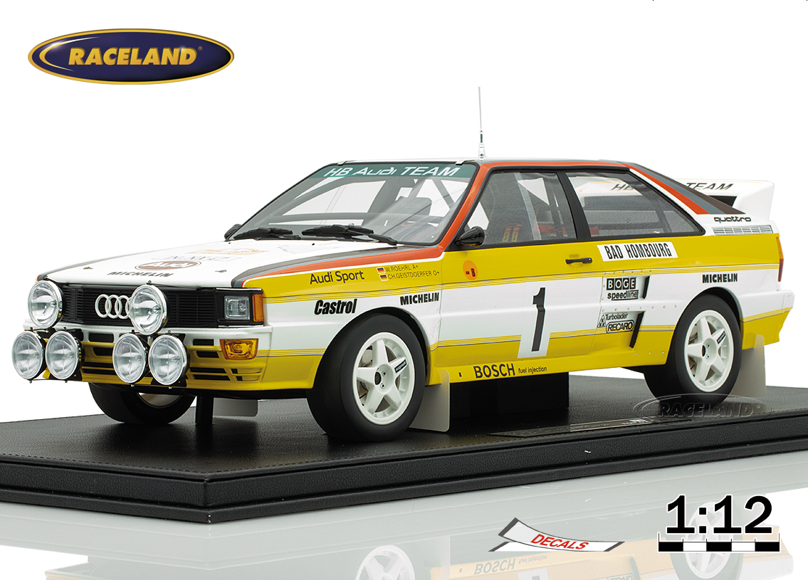 Audi Quattro A2 Audi Sport winner Rallye Monte Carlo 1984
