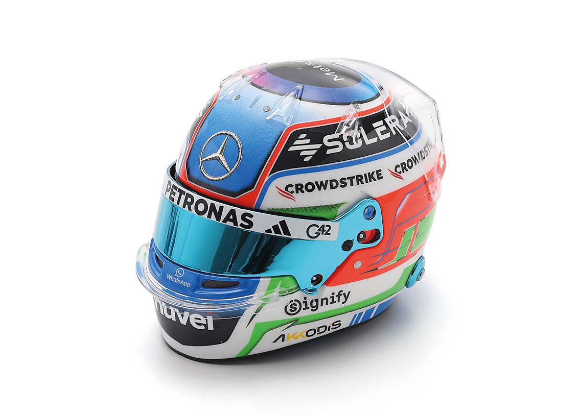 Helmet F1 Team Mercedes AMG Petronas US GP 2025
