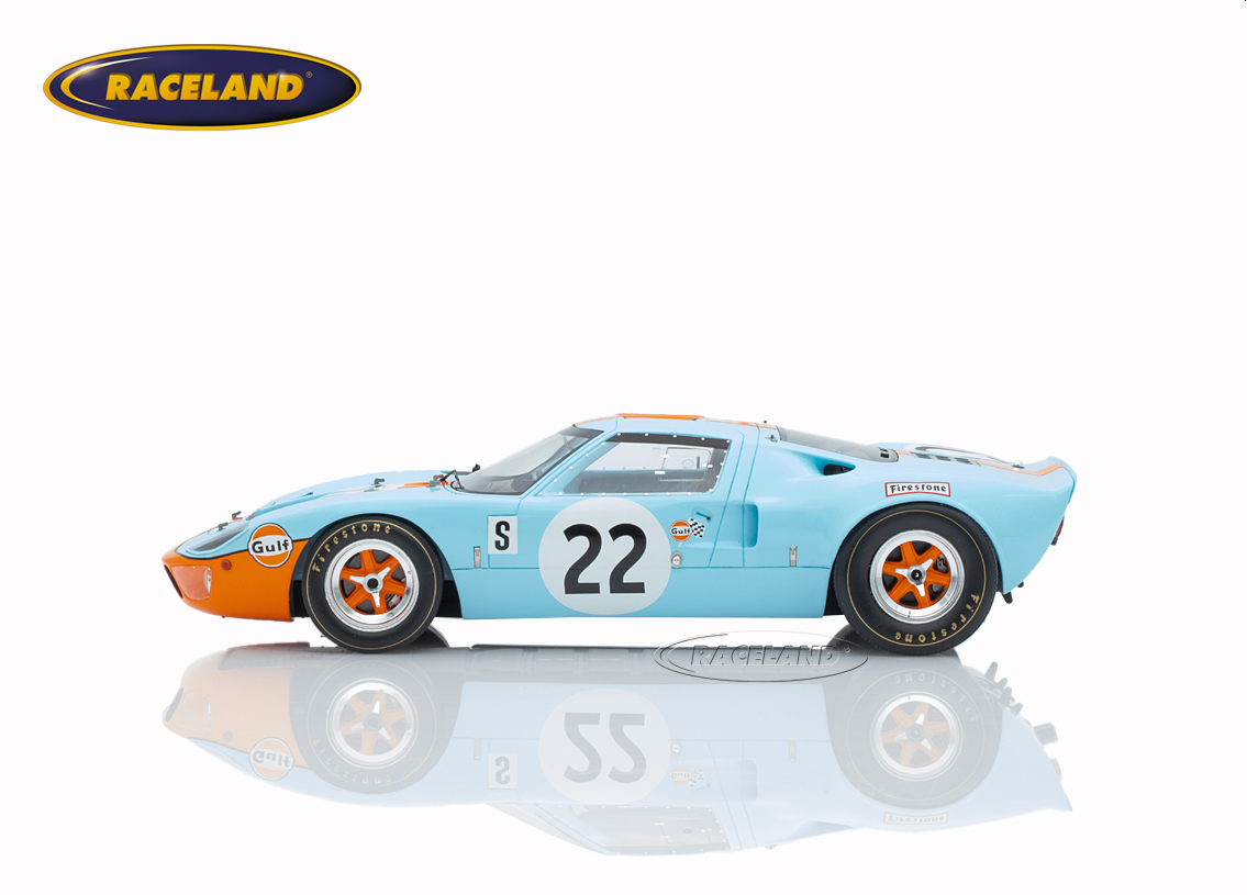 Ford GT40 Gulf John Wyer Automotive winner Sebring 12H WSC 1969