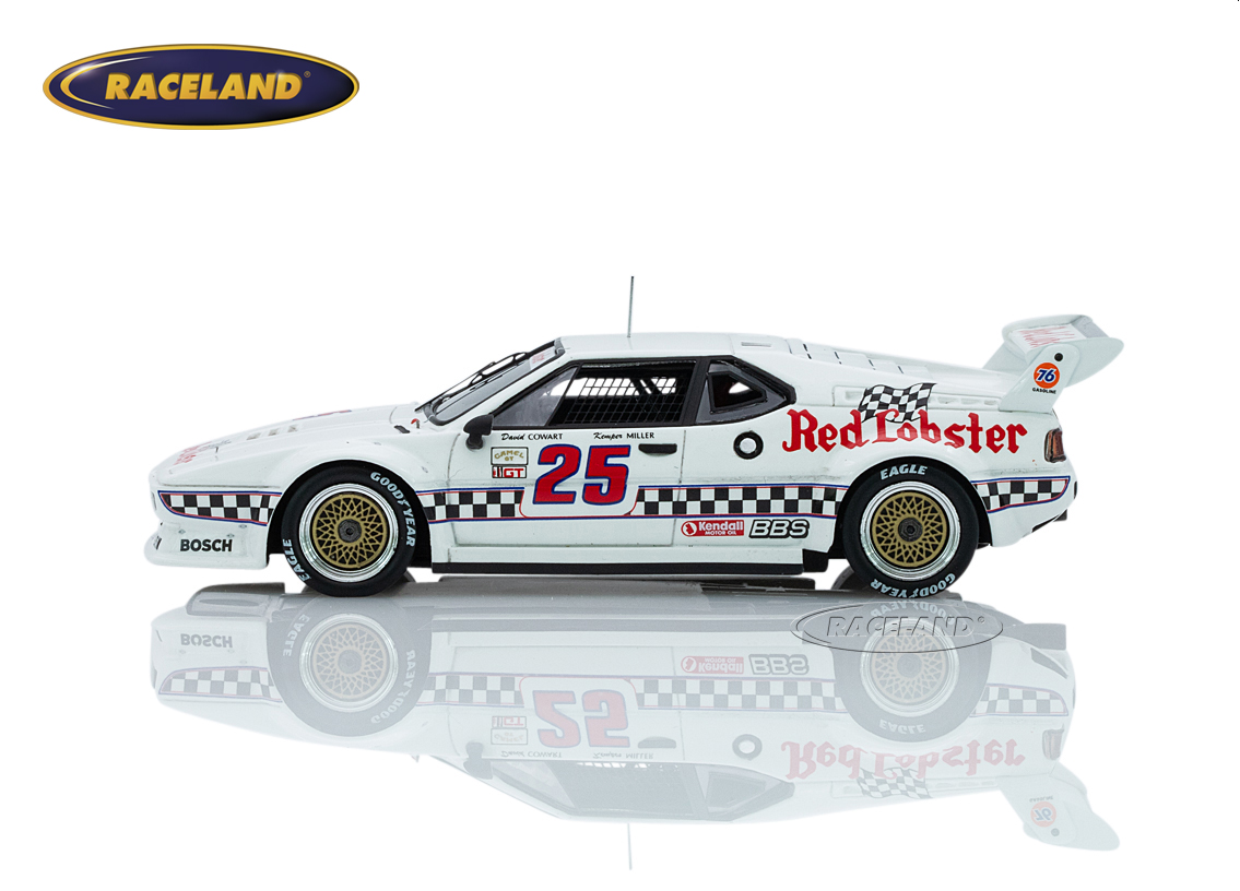 BMW M1 Red Lobster Racing 5° Lime Rock 200 Miles 1981 winner GTO