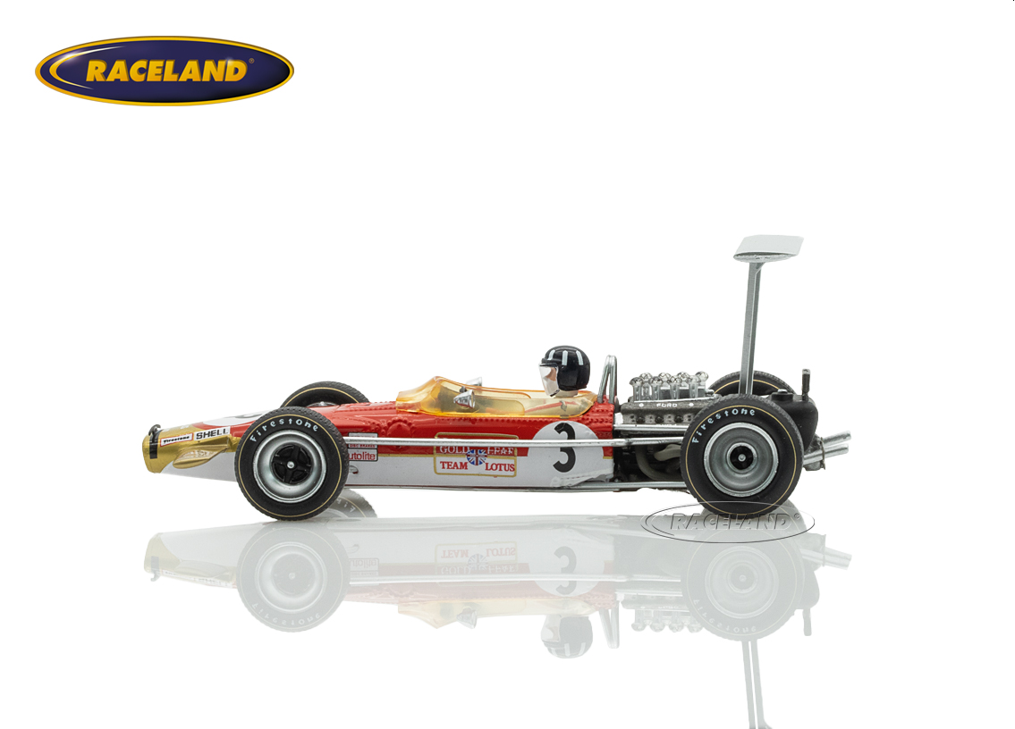 Lotus 49B Cosworth V8 F1 Gold Leaf 2° German GP World Champion 1968