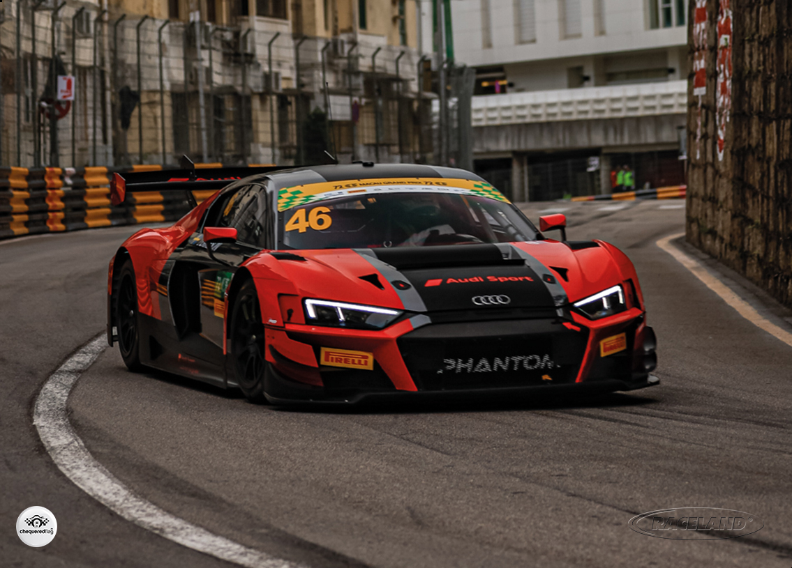 Audi R8 LMS GT3 EvoII Team Phantom 5° FIA GT World Challenge Macau 2025
