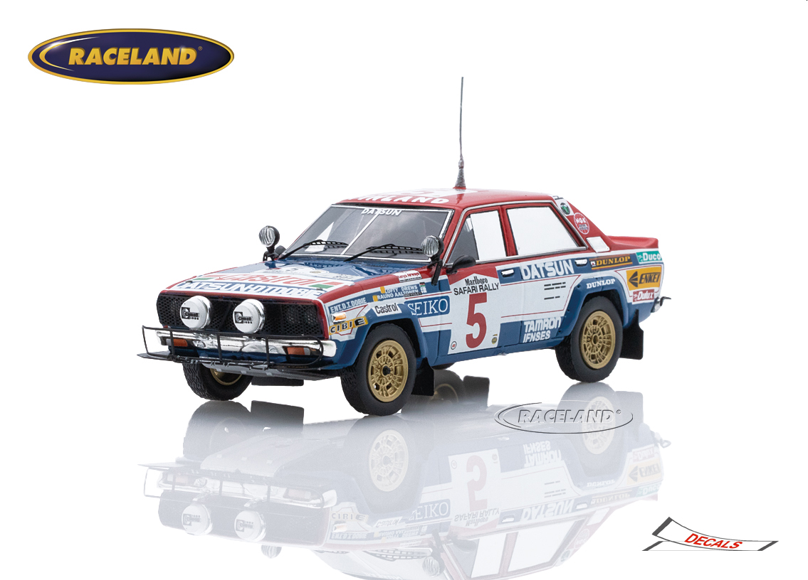 Datsun Violet GT D.T. Dobie Team Datsun 2° Safari Rally 1981