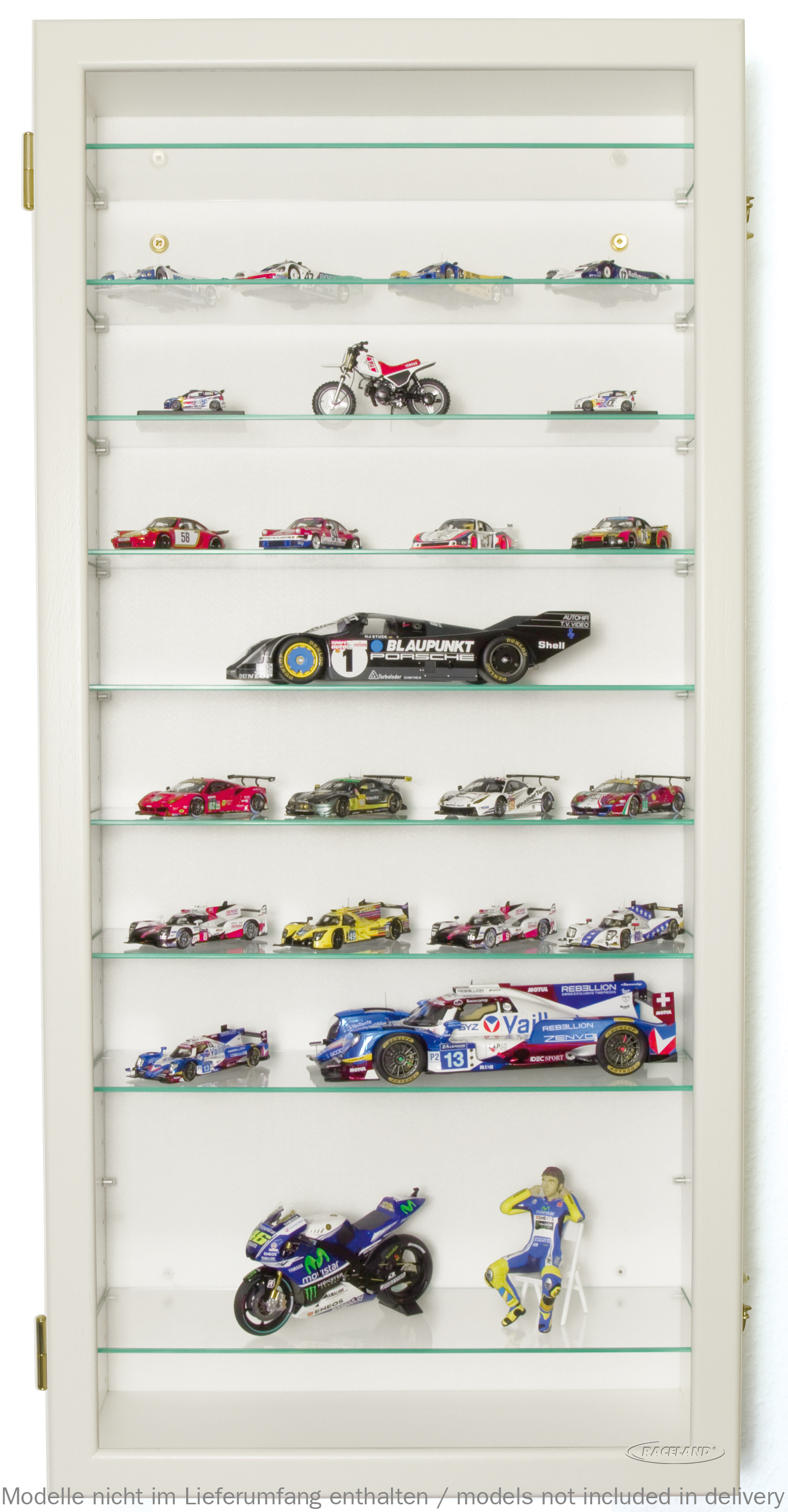 Display cabinet Raceland 100% dustproof display