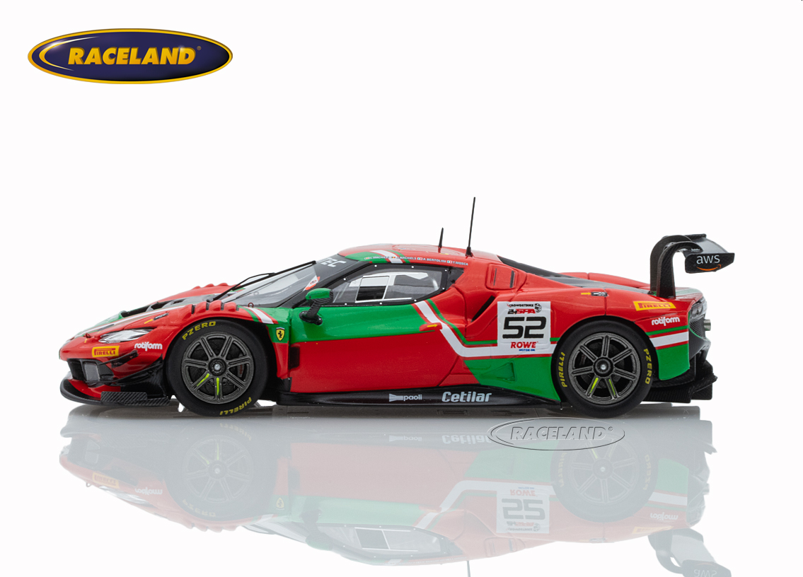 Ferrari 296 GT3 AF Corse 13° 24H Spa 2024 2° Bronze Cup