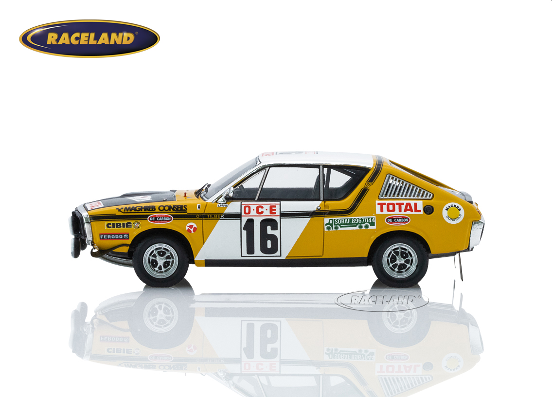 Renault 17 Gordini 6° Rally Maroc 1976
