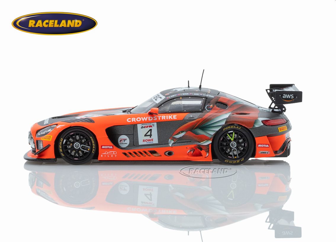 Mercedes AMG GT3 Evo CrowdStrike by Riley winner Pro-Am 29° 24H Spa 2024