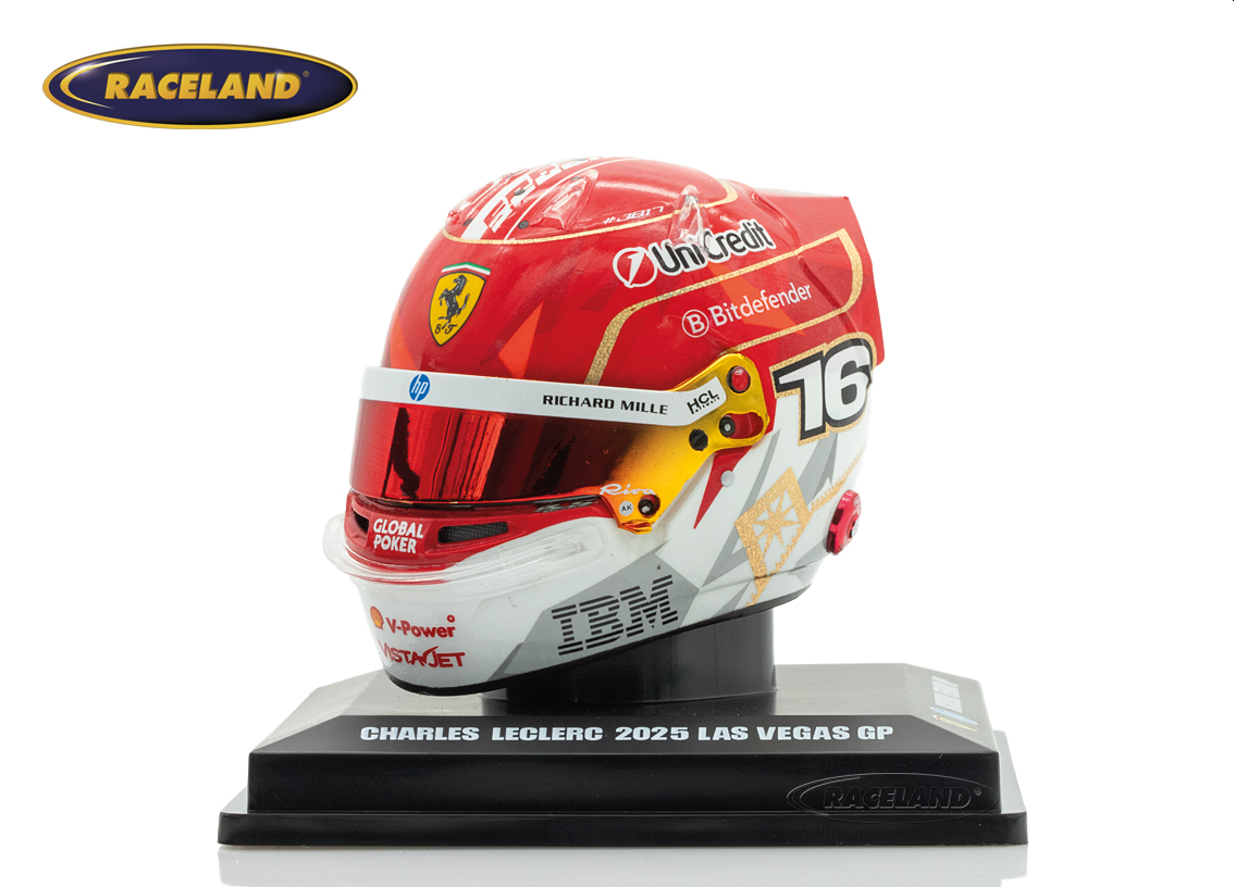 Helmet Scuderia Ferrari F1 Las Vegas GP 2025