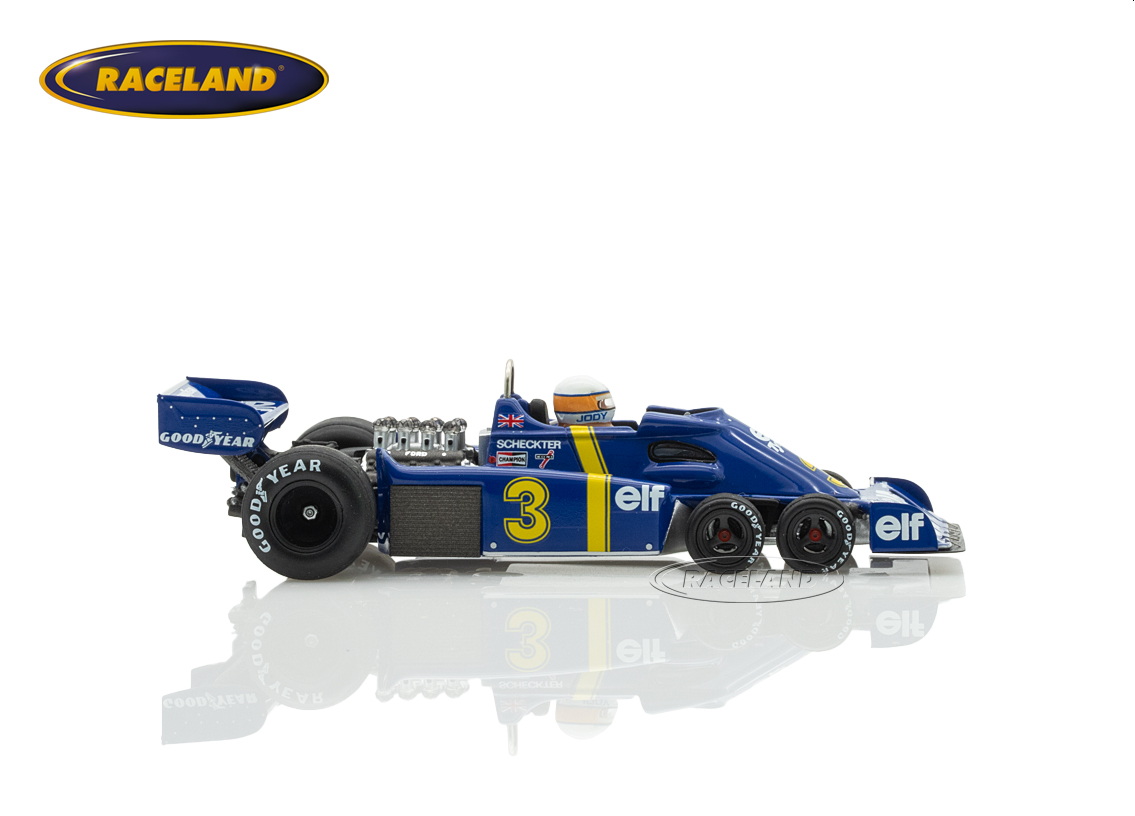 Tyrrell P34 Cosworth V8 elf Team Tyrrell F1 winner Swedish GP Anderstorp 1976