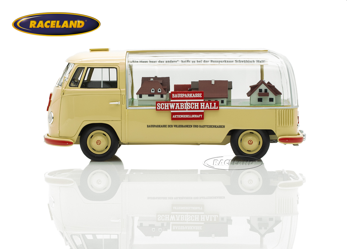 VW T1 advertisement van Schwäbisch Hall 1954 - beige