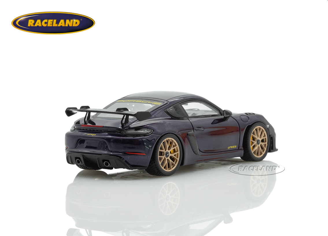 Porsche 718 Cayman GT4 RS 2024 - viola metallic with Weissach Package
