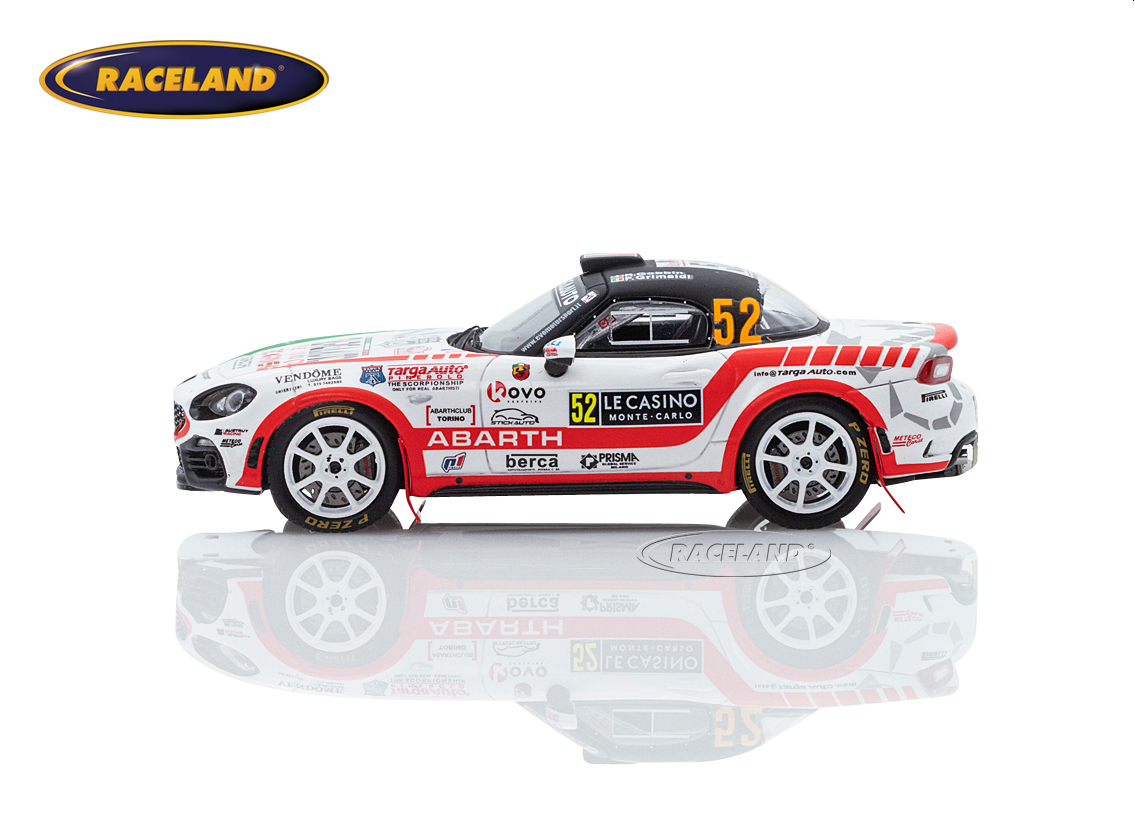 Abarth 124 Rally RGT Targaauto 47° Rallye Monte Carlo 2022