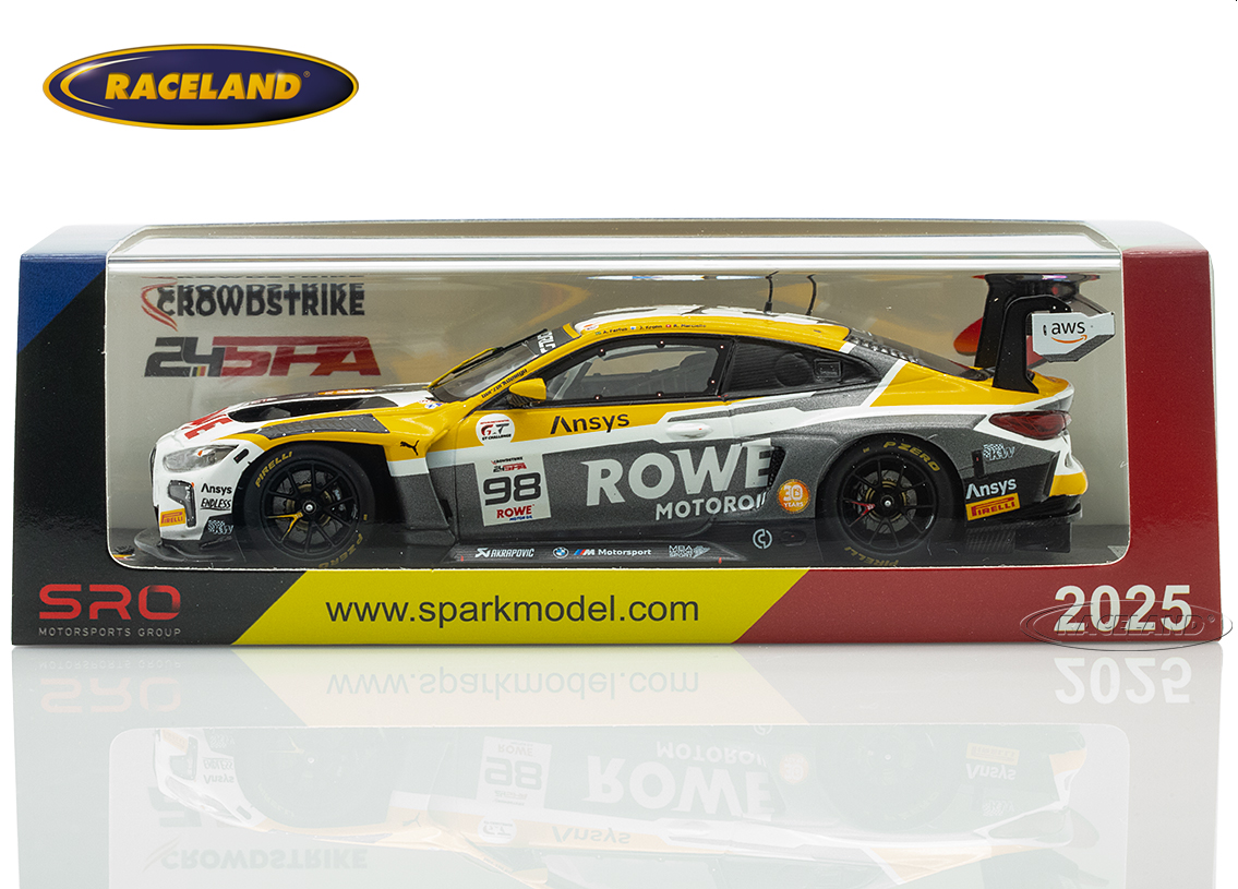 BMW M4 GT3 Evo ROWE Racing 5° Spa 24H 2025