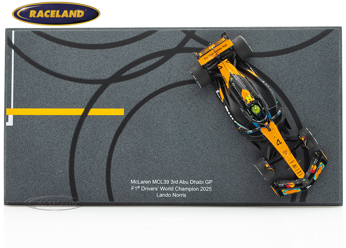 McLaren MCL39 Mercedes F1 3° Abu Dhabi GP World Champion 2025