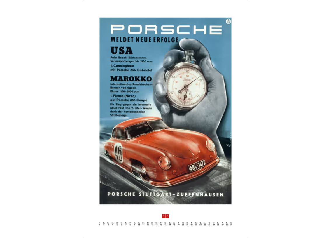 Calendar - Porsche Rennplakate 2027 / Porsche race posters