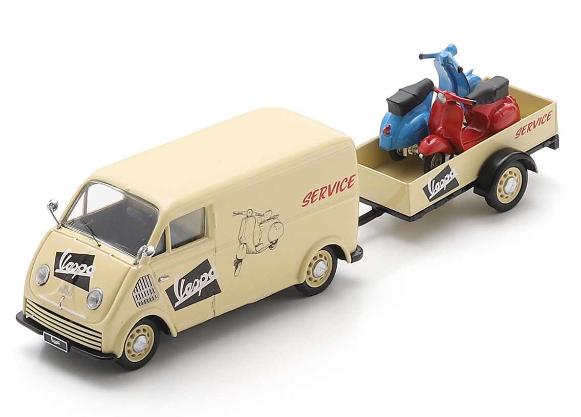 DKW Schnelllaster "Vespa Service" with trailer and two Vespas
