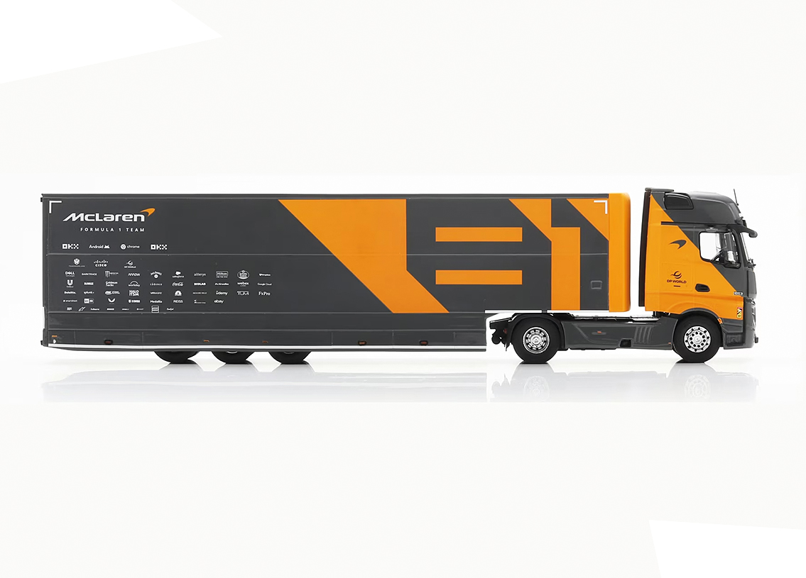 Mercedes Benz Actros truck McLaren F1 Team 2025
