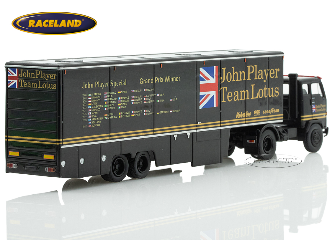Volvo F 89 Renntransport-SZ John Player Team Lotus 1973
