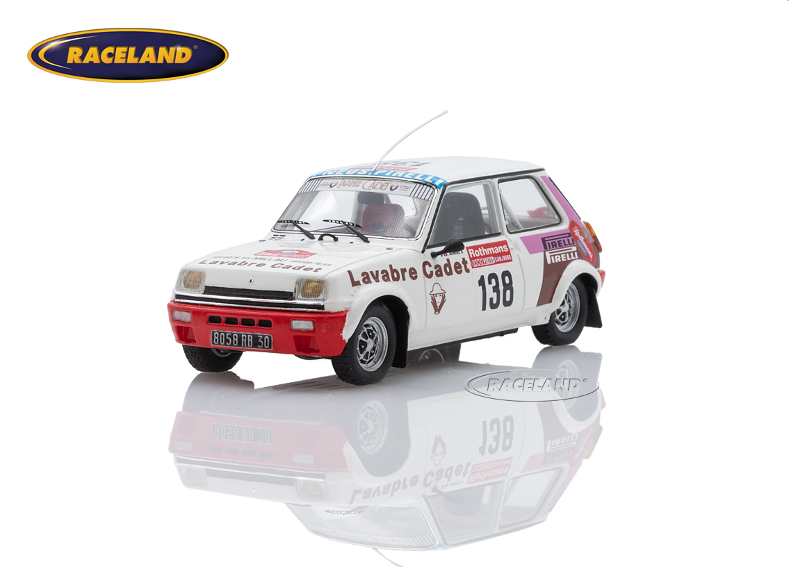 Renault 5 Alpine Gr.2 Lavabre Cadet Rallye 1000 Pistes de Canjuers 1983