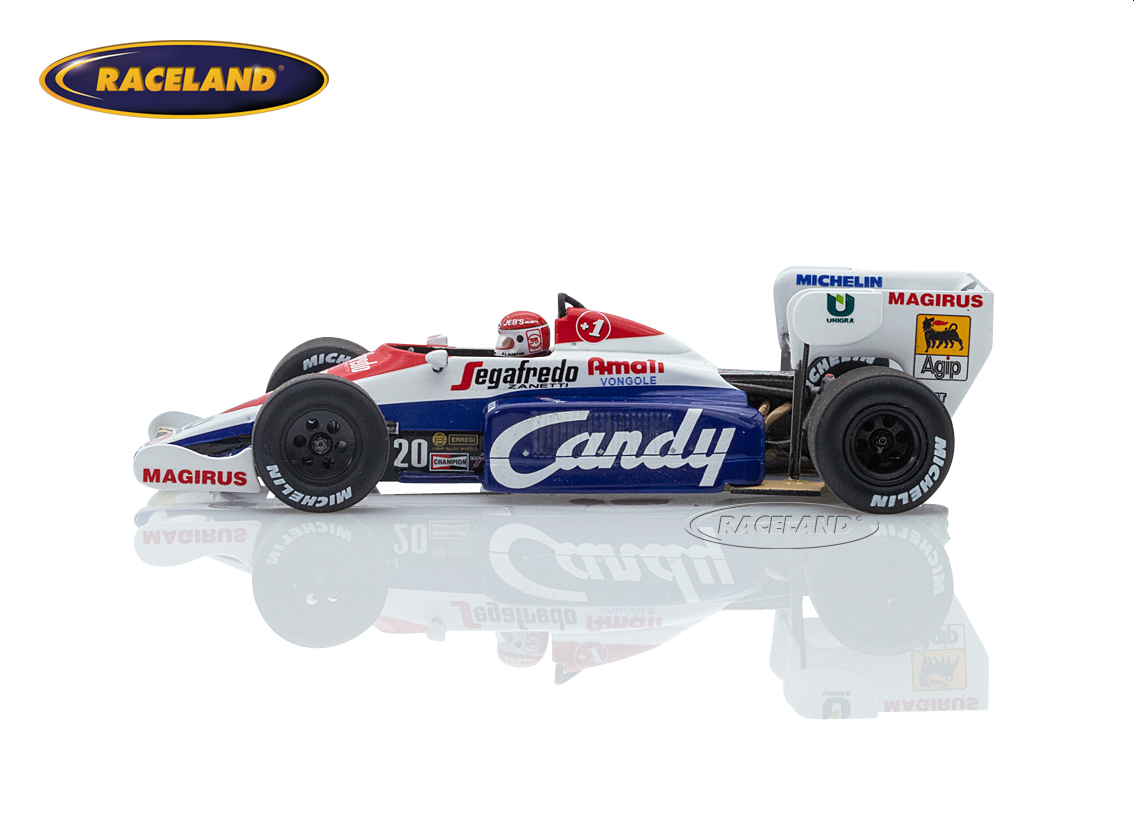 Toleman TG184 Hart Turbo F1 Candy Italian GP Monza 1984