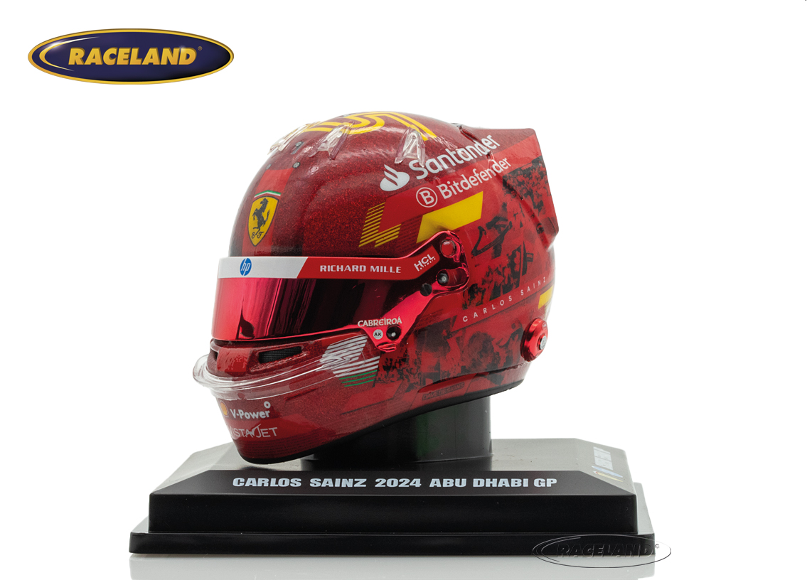 Helmet Scuderia Ferrari F1 2° Abu Dhabi GP 2024