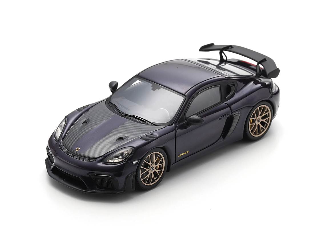 Porsche 718 Cayman GT4 RS 2024 - viola metallic with Weissach Package