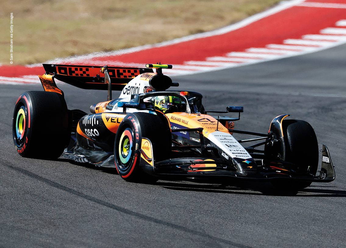 McLaren MCL39 Mercedes F1 2° US GP Austin 2025