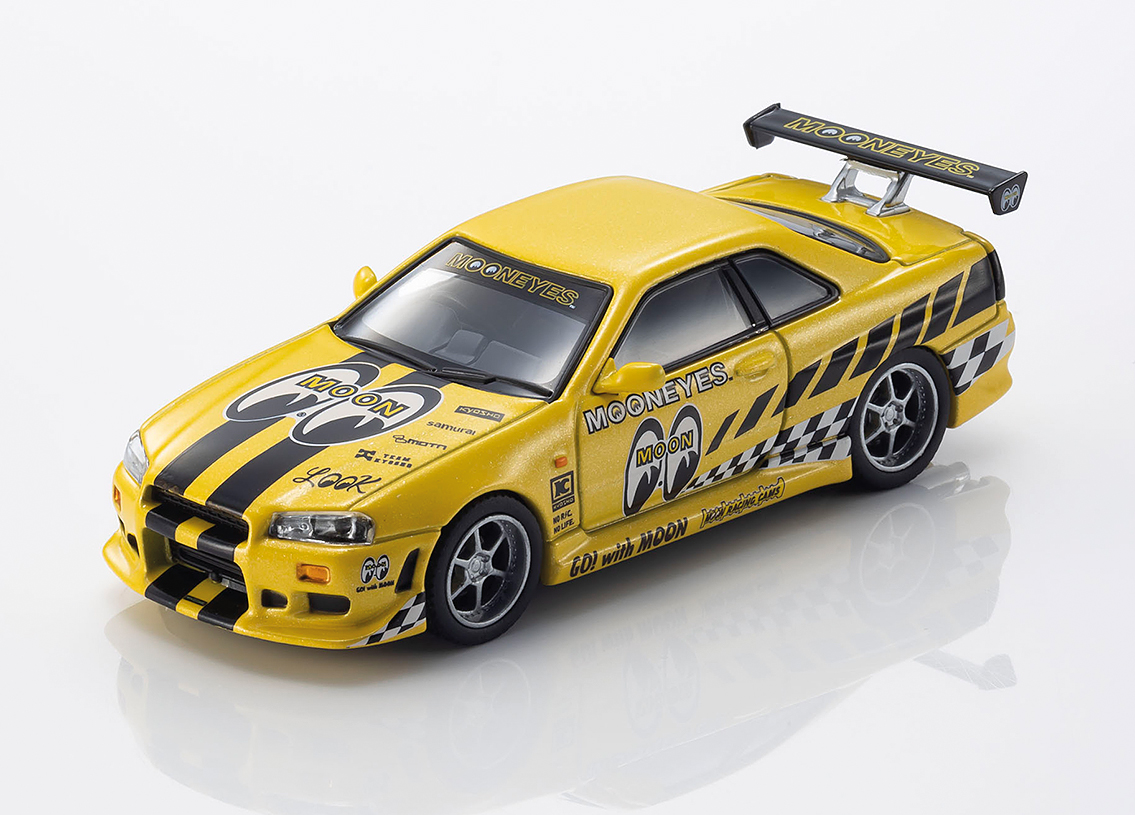 Nissan Sklyine GT-R R34 Mooneyes 2 2026 with LED front and rear lights