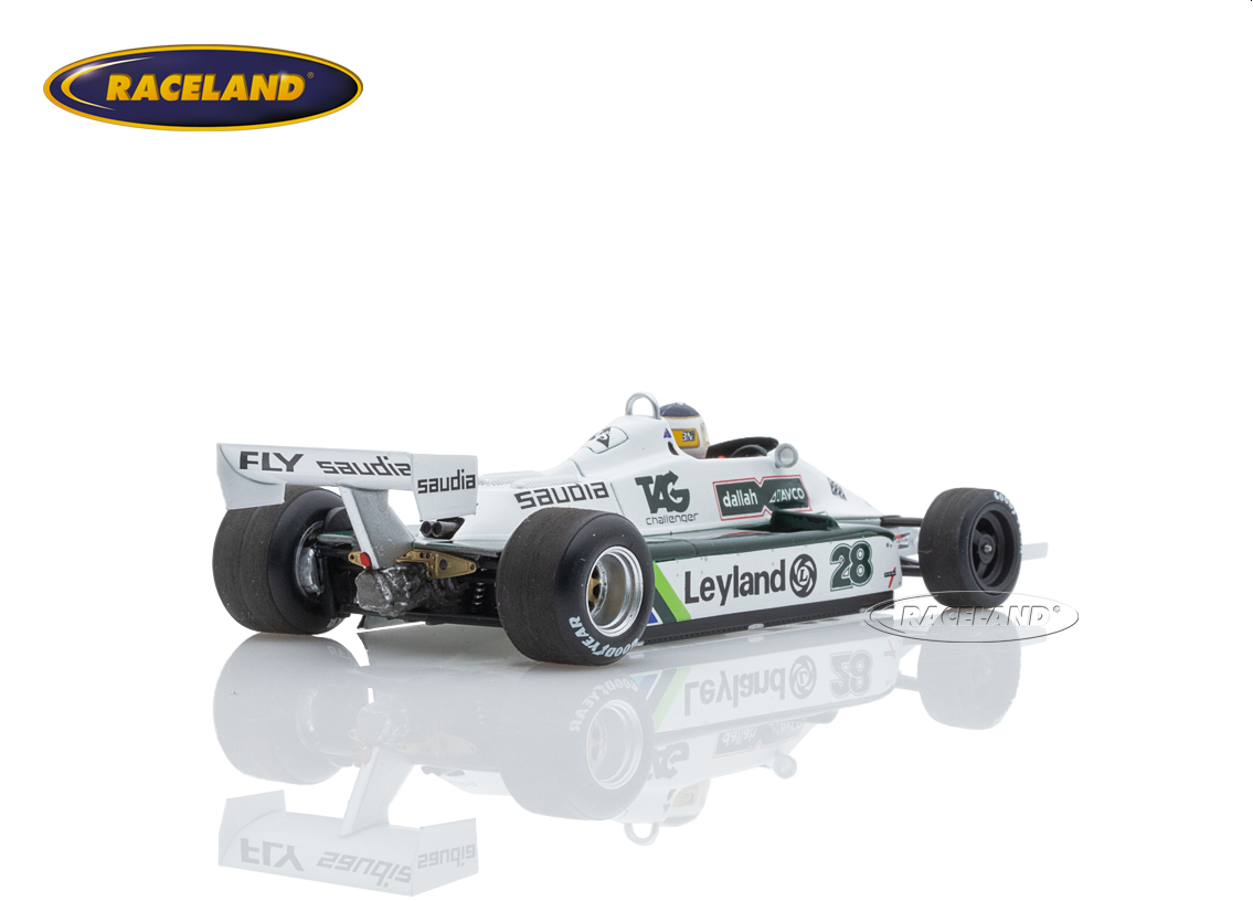Williams FW07b Cosworth F1 Albilad winner Monaco GP 1980