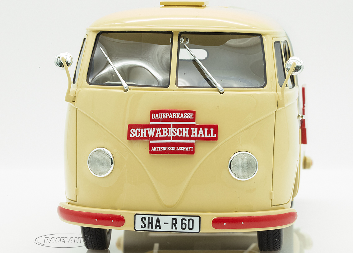 VW T1 advertisement van Schwäbisch Hall 1954 - beige