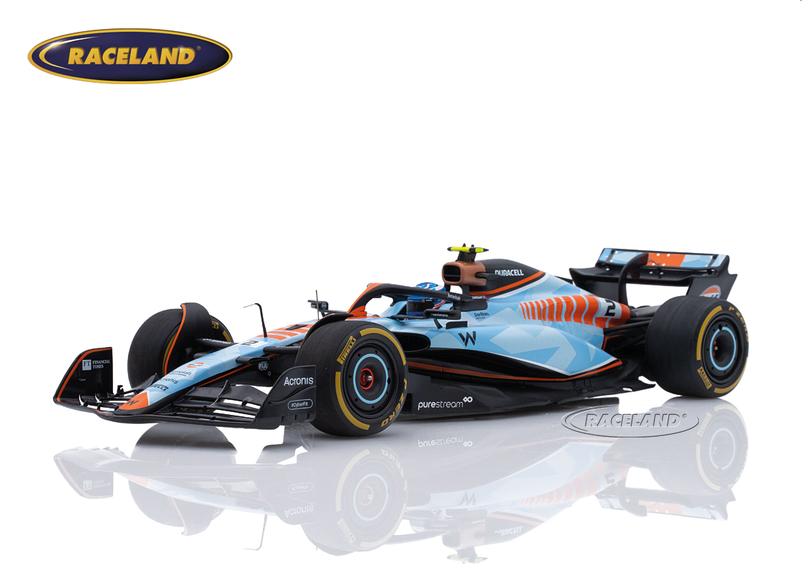 Williams FW45 Mercedes F1 Gulf Design 14° GP Singapore 2023