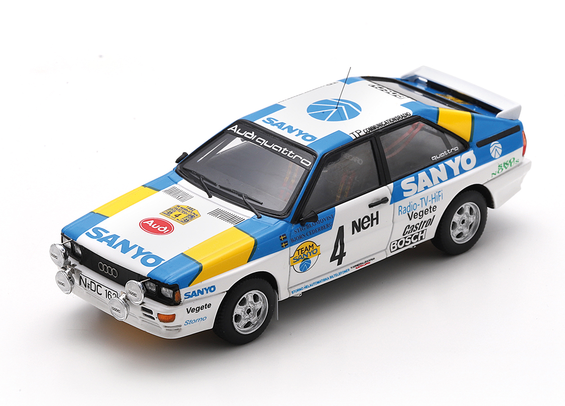 Audi Quattro Audi Sport Sweden winner Rallye Sweden 1982